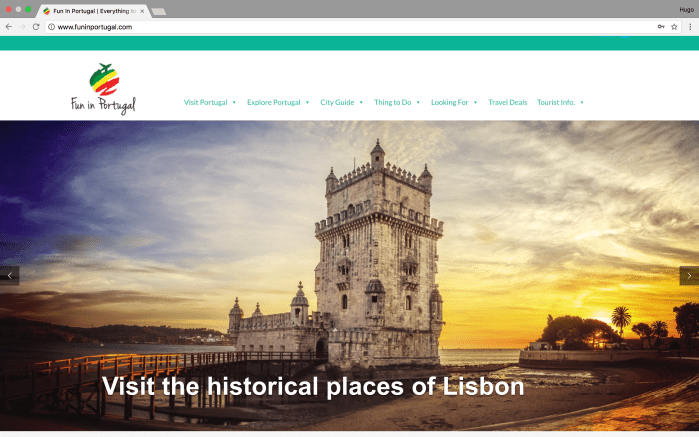 Fun in Portugal website hugo cukurs